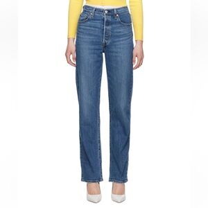 Levi's Womens High Rise Ribcage Straight Jeans in Valley View 29 X 31